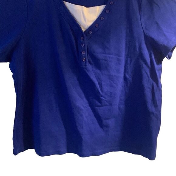 Pre Owned Women’s Dressbarn T-Shirt Blouse Perfect for Casual Days Sz 18/20 - Picture 9 of 9